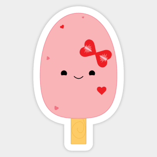 Paleta de Fresa (Strawberries n Cream Popsicle) Sticker